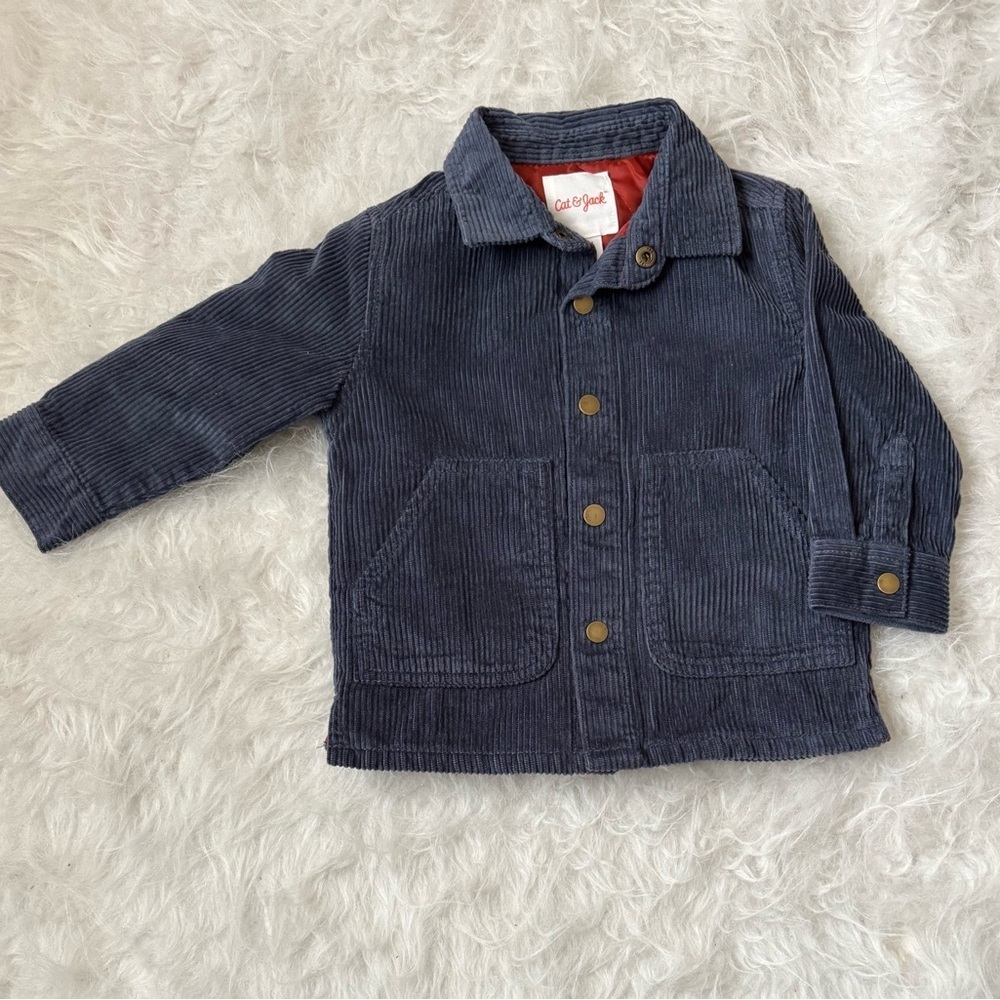 Cat & Jack Navy Corduroy Baby Spring Jacket